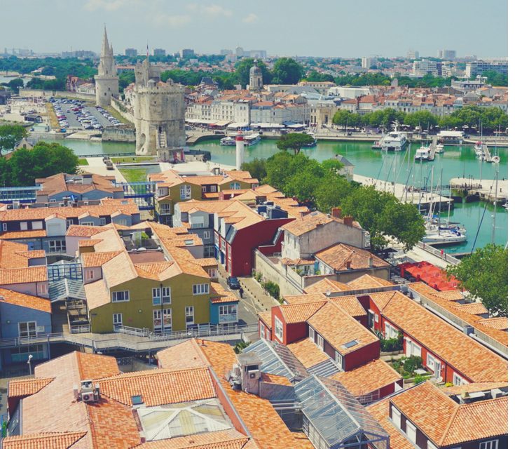 La Rochelle vue de la Grande Roue, Nouvelle-Aquitaine, France